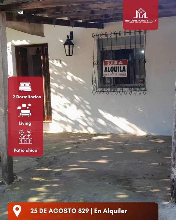 Alquiler / 25 DE AGOSTO 829 / Artigas